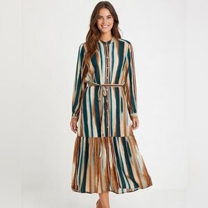 Culture Multicolor Boho Maxi Dress